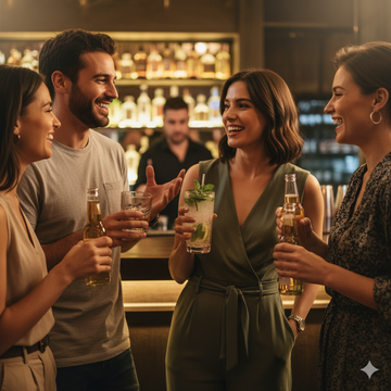 The Easiest Habit Hack for Social Events (And Why We Call It 'Zebra Drinking')